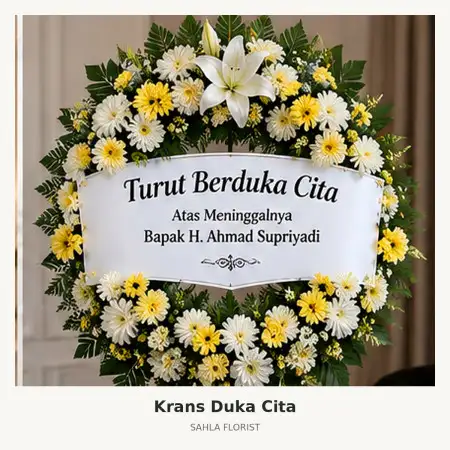 Krans Bunga Duka Indotaisei Karawang